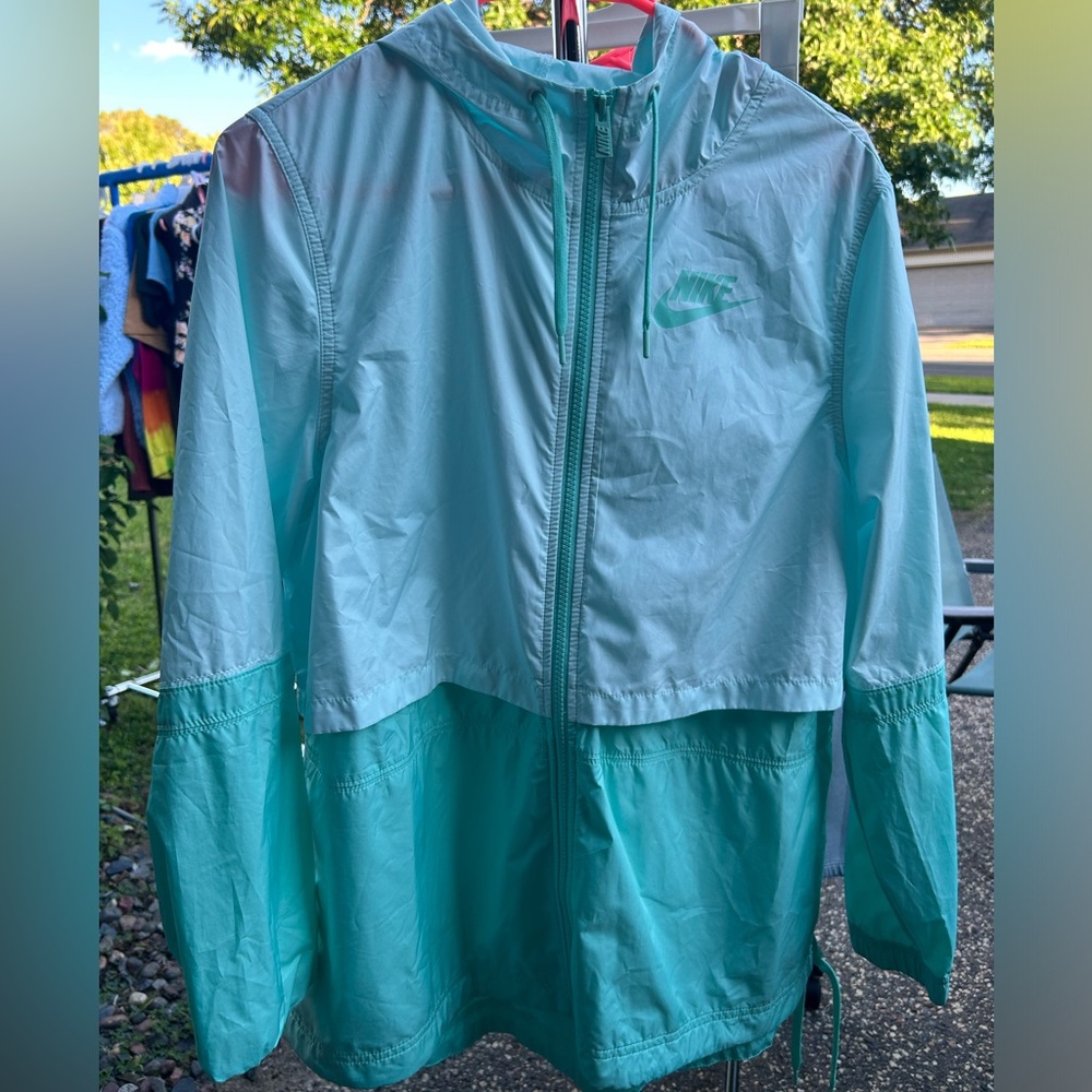 Nike Two toned teal windbreaker